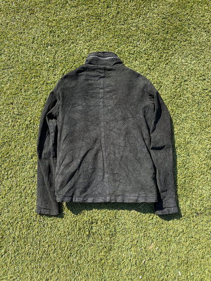 Giorgio Brato Dyed Suede Italian Moto Leather Jacket
