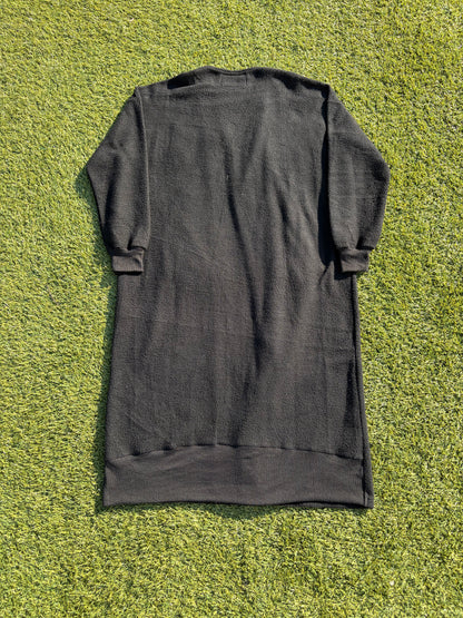 1990s Final Home Wool Black Trench Coat