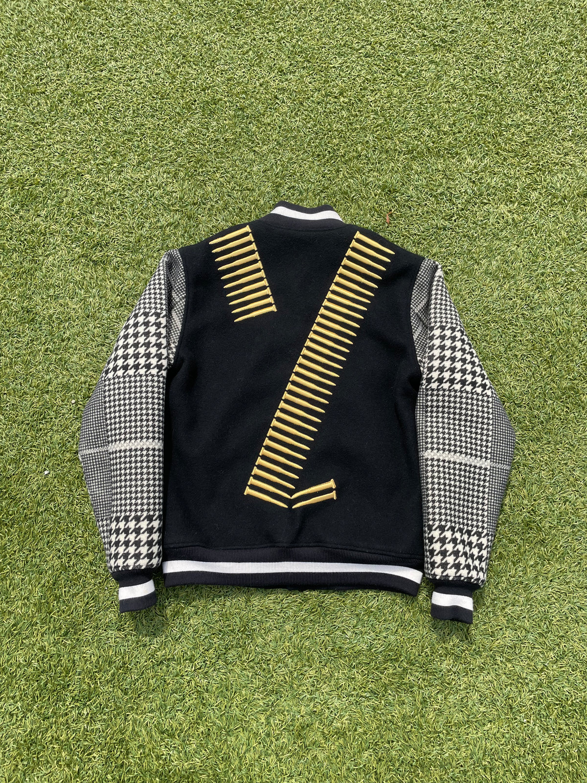 AW07 Swagger Dynasty Bullet Embroidered Varsity Jacket