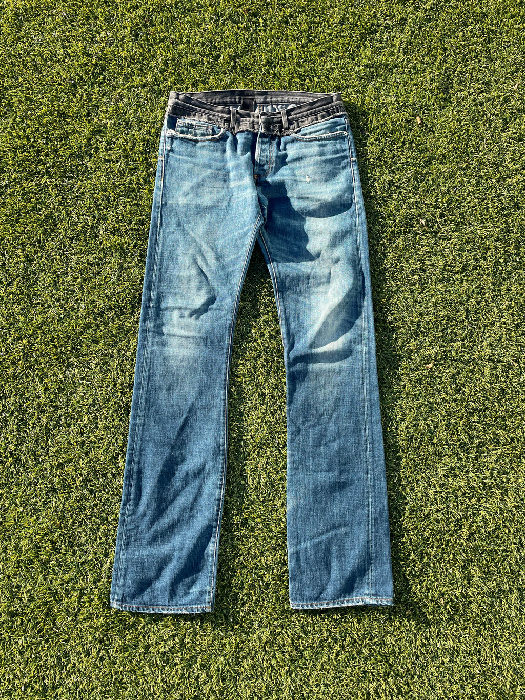 AW06 “These Grey Days” - Dior By Hedi Slimane Cummerbunds Denim
