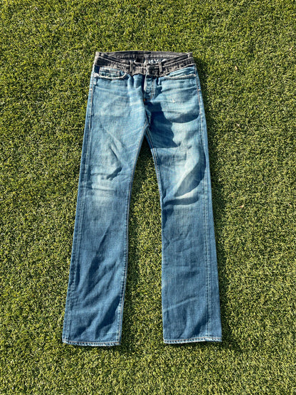 AW06 “These Grey Days” - Dior By Hedi Slimane Cummerbunds Denim