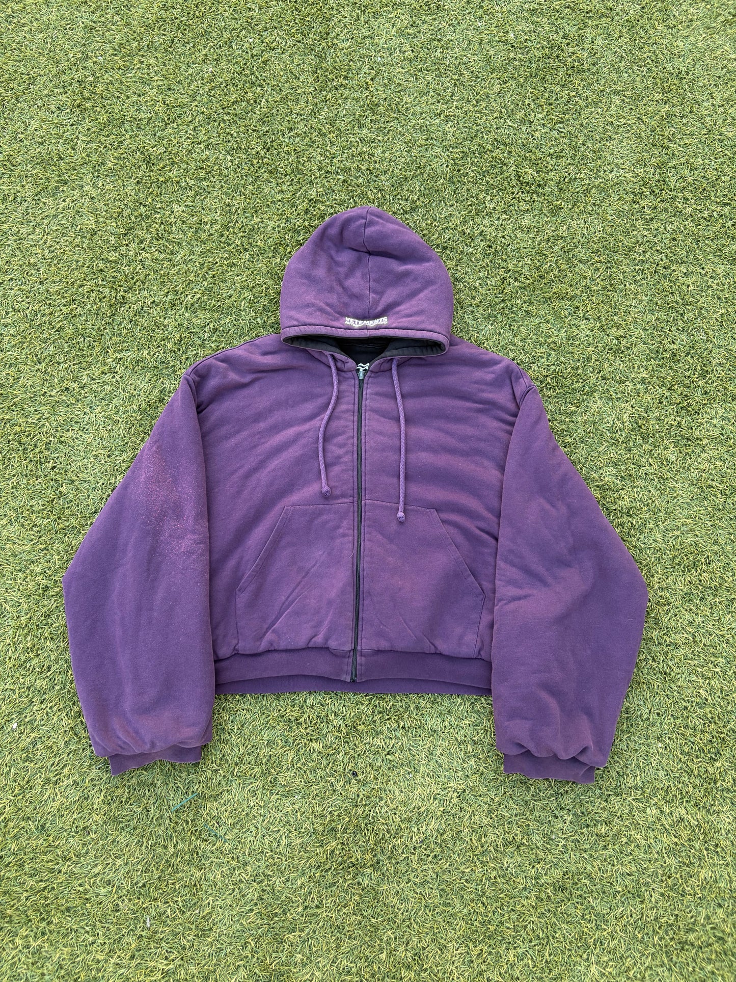 AW17 Vetements Eleven Inch Gun Club/Total F*cking Darkness Reversible Padded Cotton Bomber Jacket