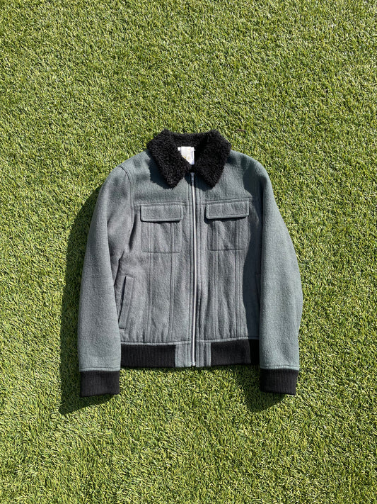 AW02 “Witch Cell Division” - Undercover Green Sherpa  Military Jacket