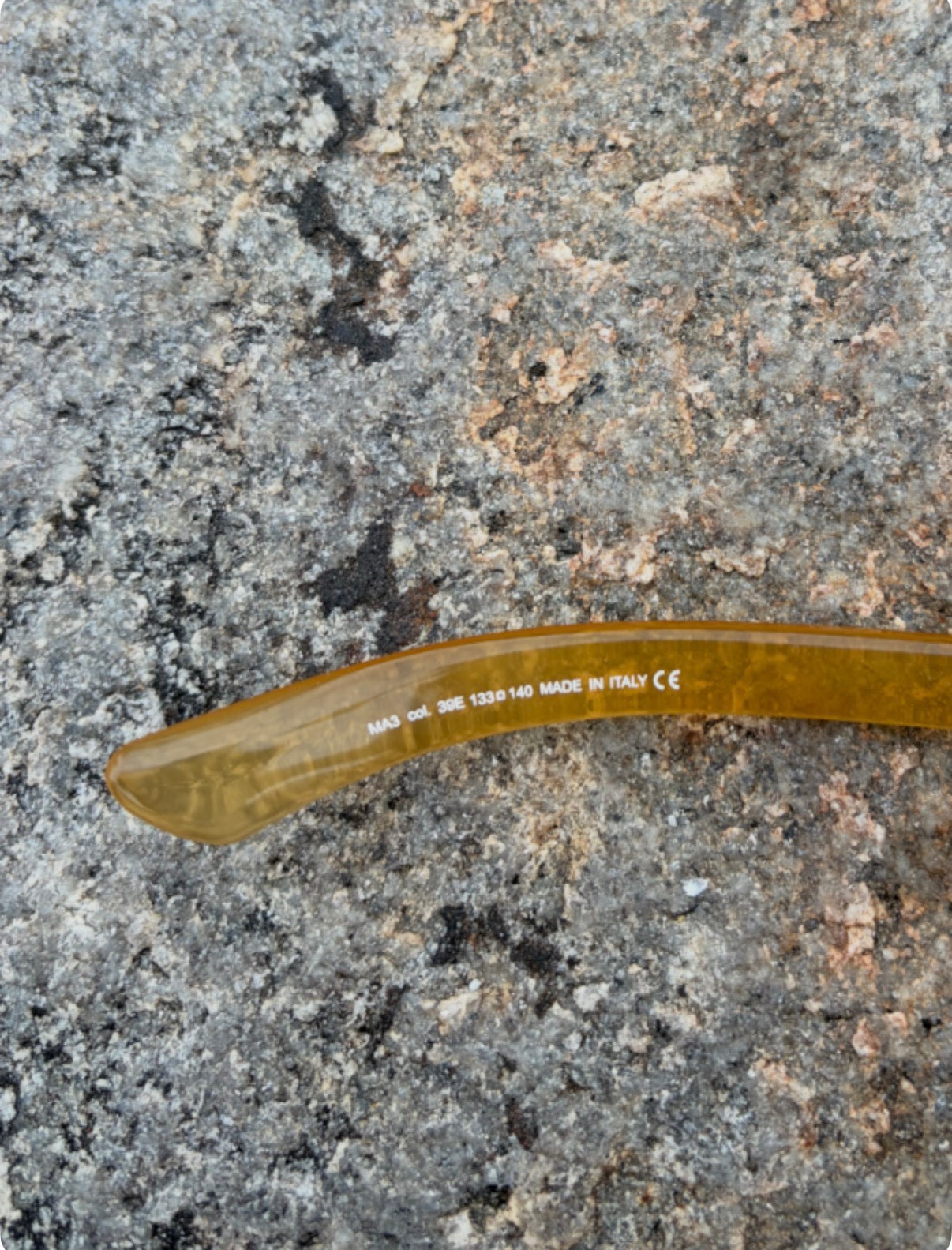 SS09 Maison Martin Margiela Cyclops Translucent Orange Incognito Sunglasses