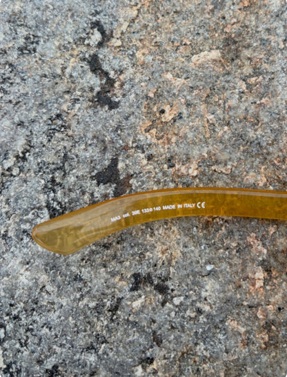 SS09 Maison Martin Margiela Cyclops Translucent Orange Incognito Sunglasses