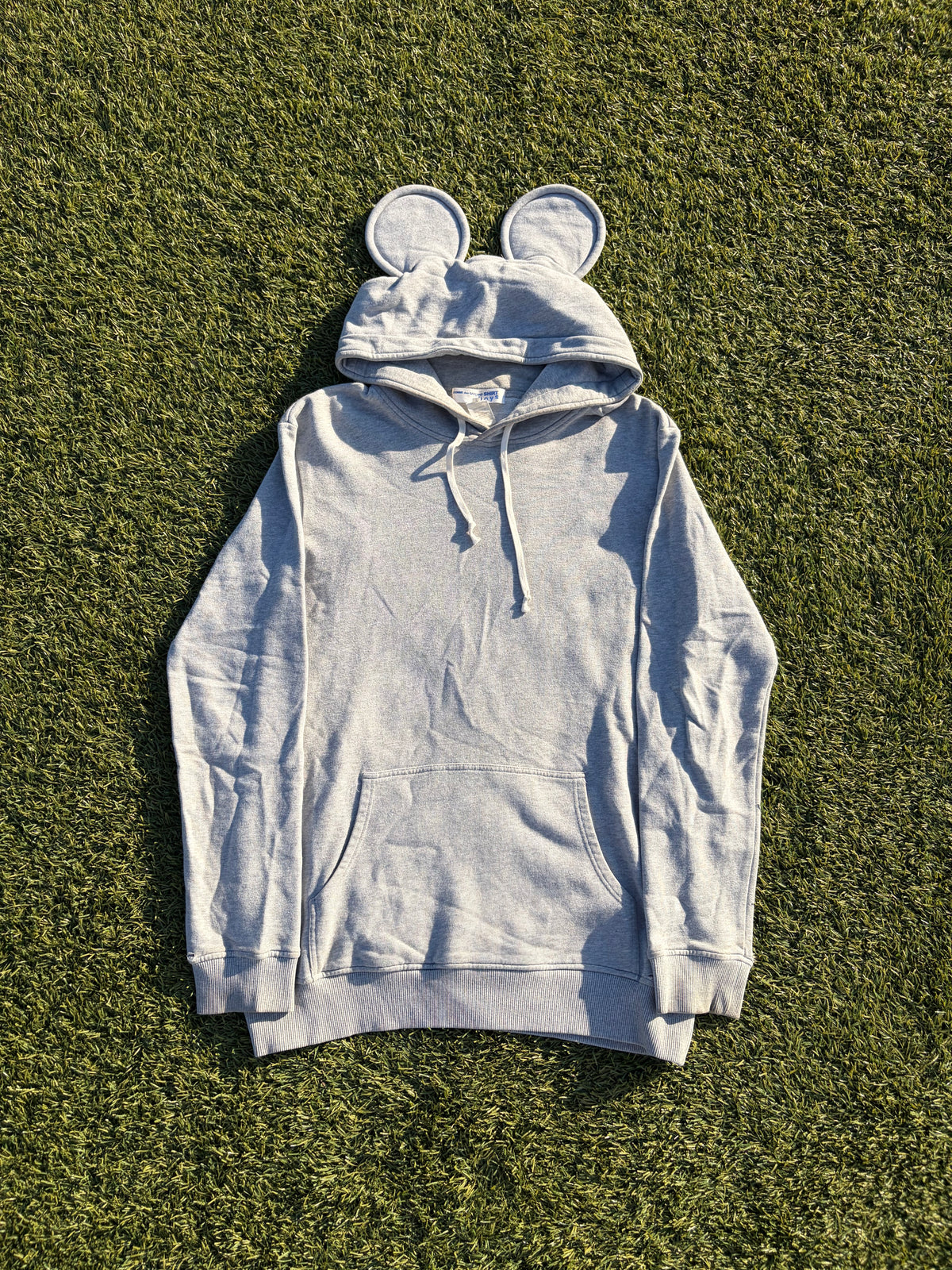 AW18 Comme Des Garçons Shirt Mickey Mouse Grey Hoodie