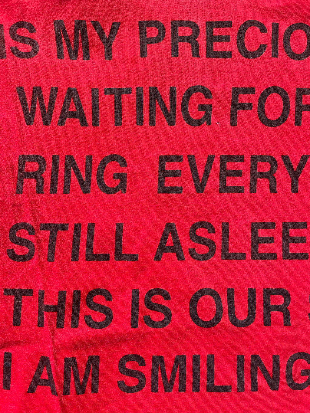 AD2001 Junya Watanabe “ Oh Darling” Poem T-Shirt