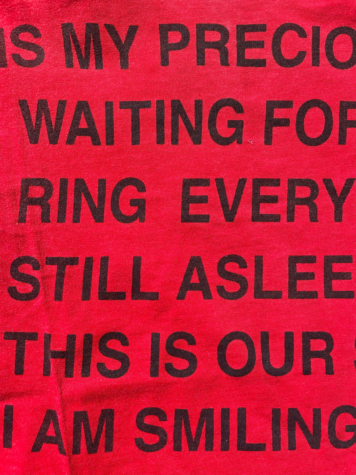 AD2001 Junya Watanabe “ Oh Darling” Poem T-Shirt