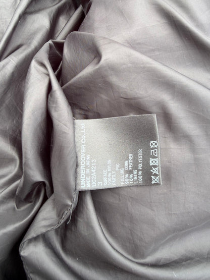 FW21 Undercover x Evangelion Unit-01 Shinji Ikari Padded Puffer Nylon Jacket