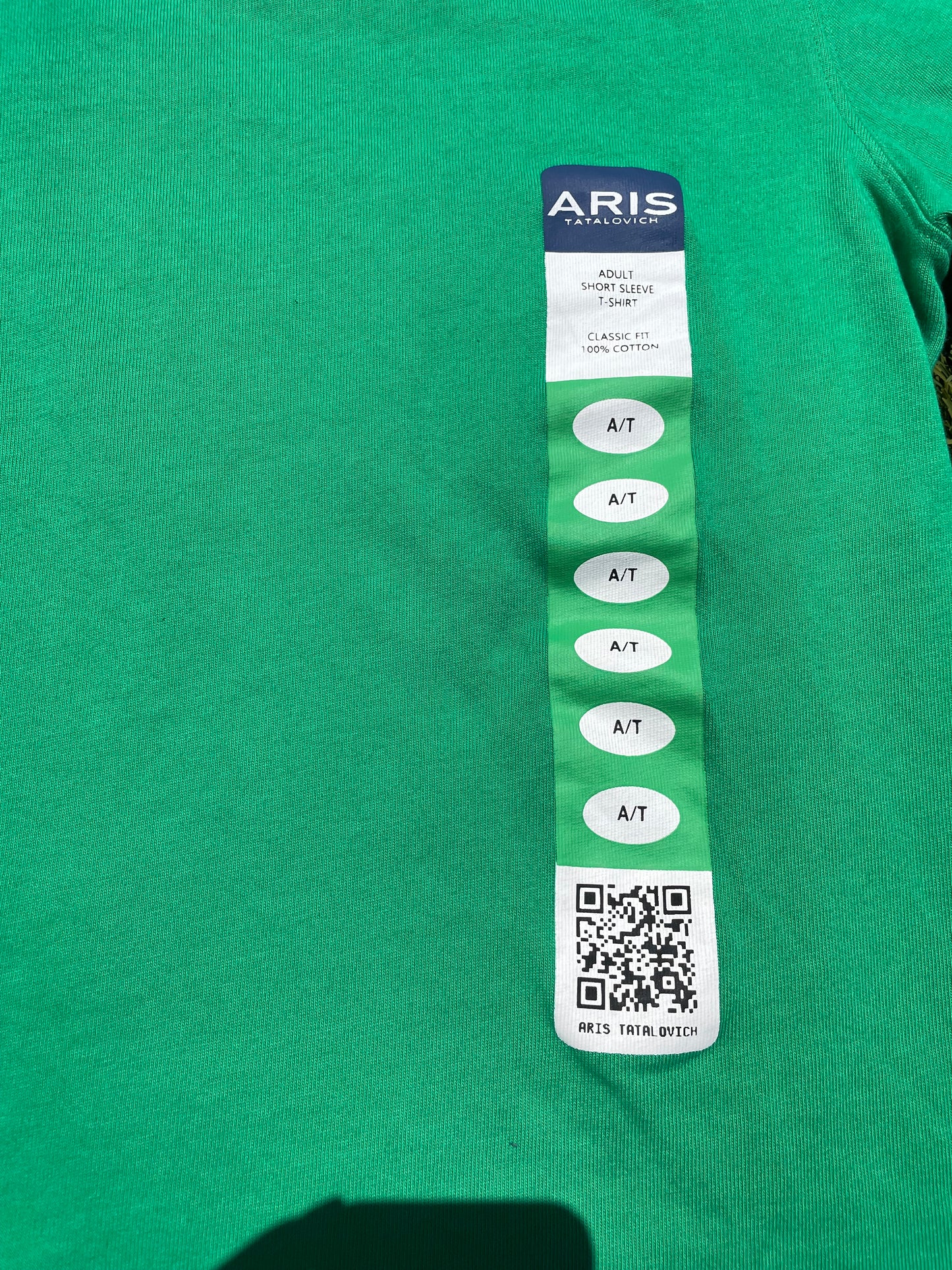 Aris Tatalovich Green Sticker T-Shirt