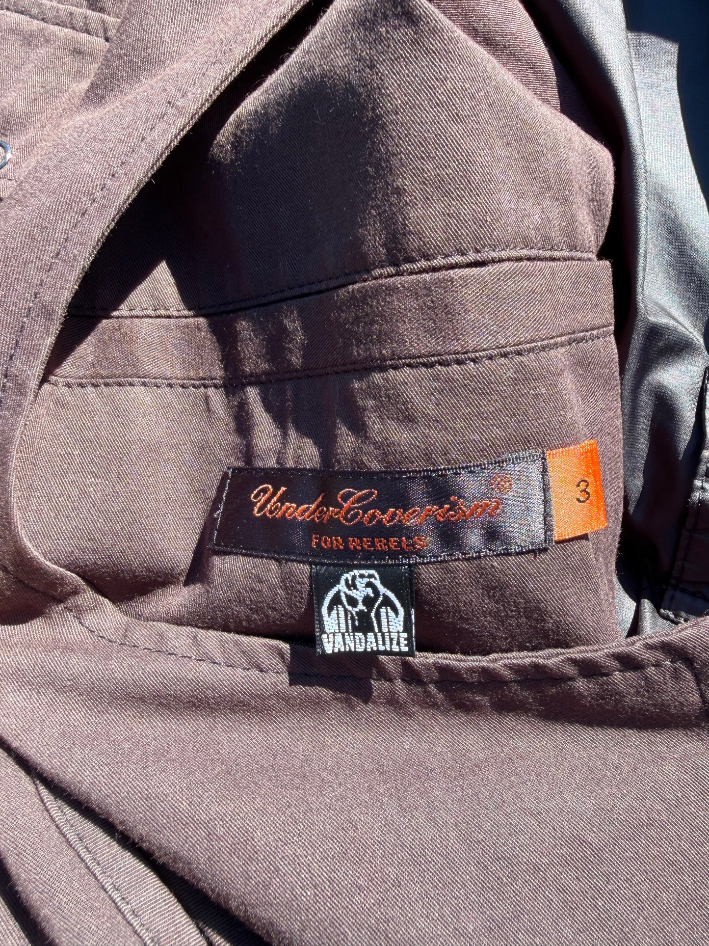 AW06/07 Undercover Vandalize Cargo Nylon Bomber Jacket