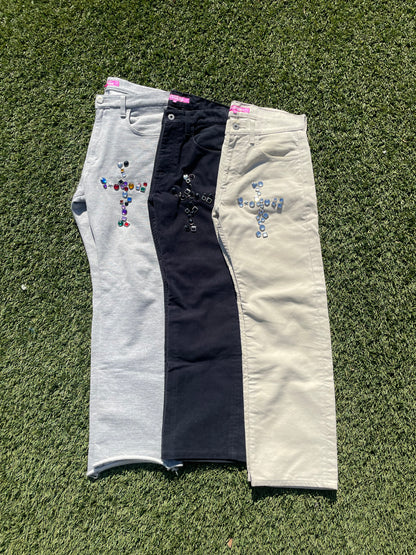 AD2002 Junya Watanabe Multi-Color Jewel Sweatpants