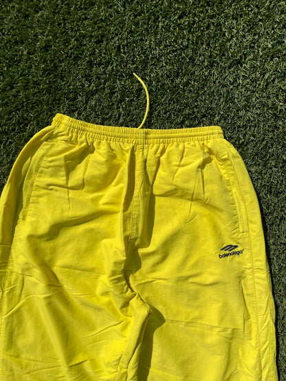 FW23 Balenciaga 3B Sports Icon Yellow Trackpants