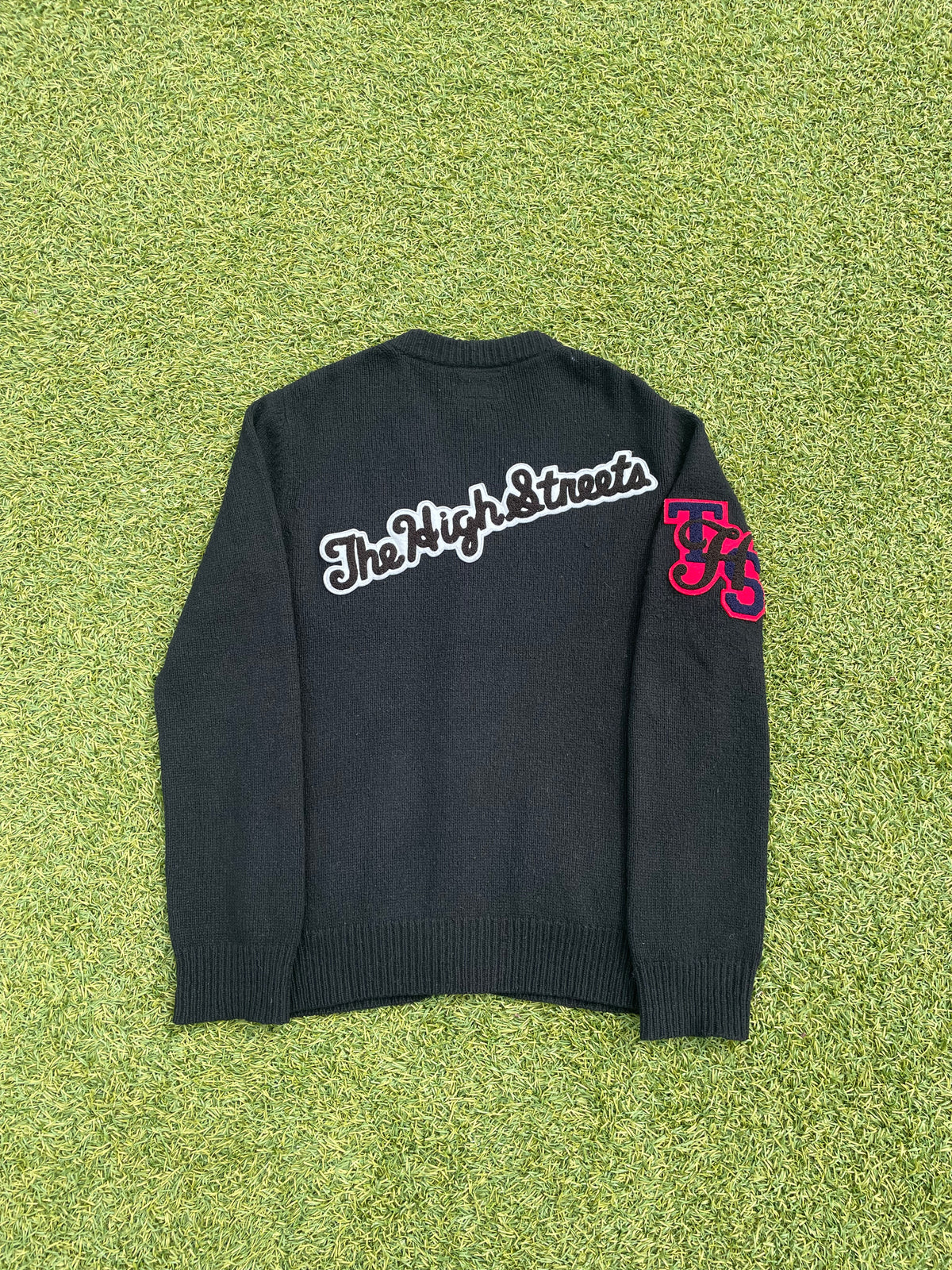 AW05 “The High Streets” - Number (N)ine Patchwork Wool Cardigan