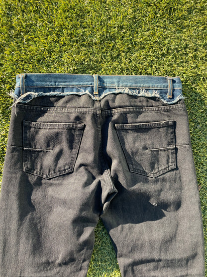 AW06 “These Grey Days” - Dior By Hedi Slimane Cummerbunds Denim