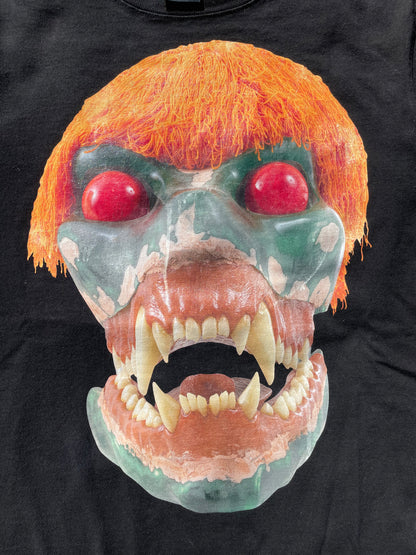 1/50 S.R. Studio By Sterling Ruby Orange Haired Green Skull T-Shirt