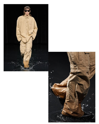 AW20 BB Convertible Cargo Khaki Pant