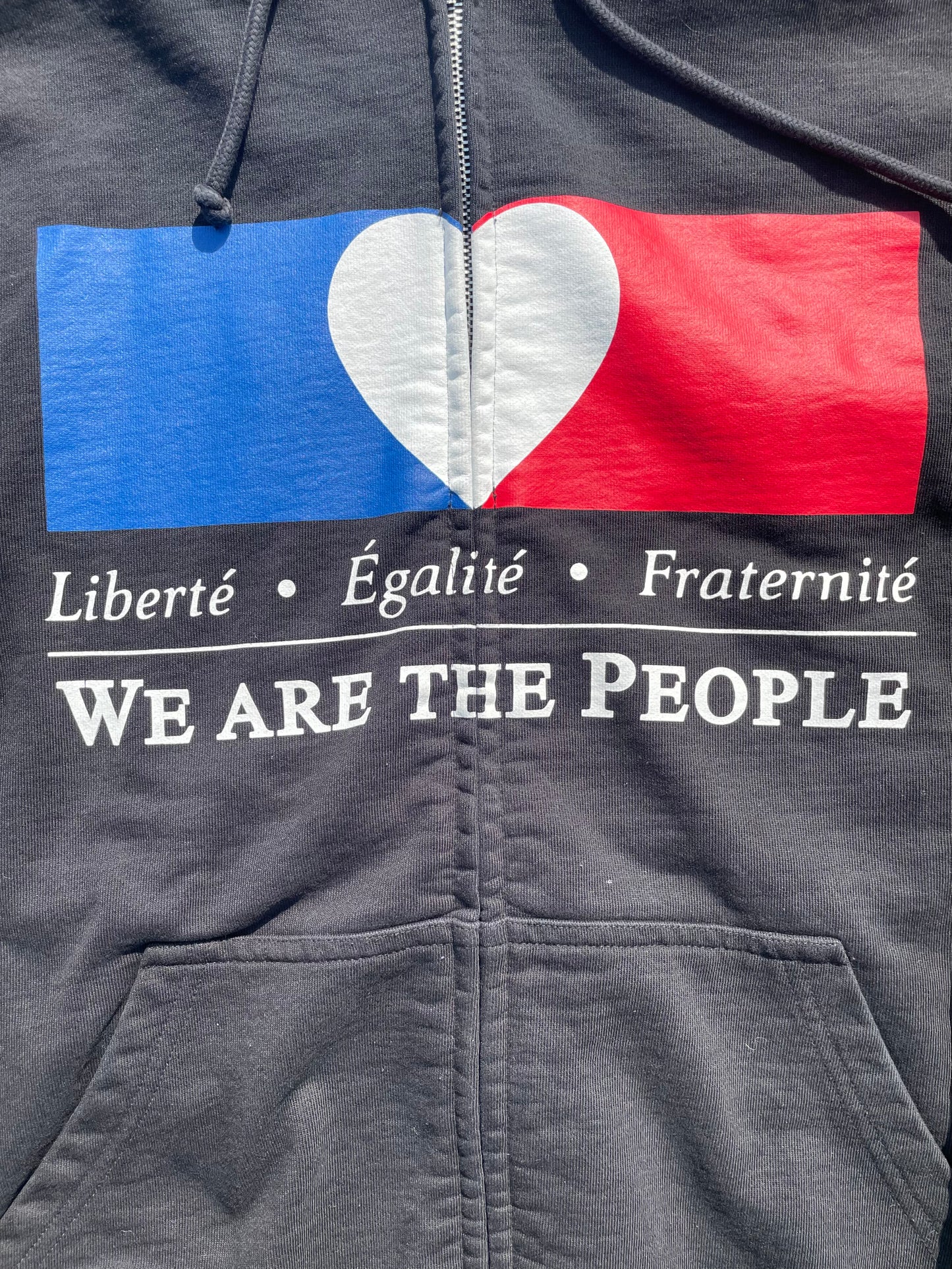 FW21 Vetements “We Are The People” Zip Up Hoodie