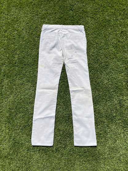 AW06 "Gurguru" - Undercover Insects White Corduroy Pant