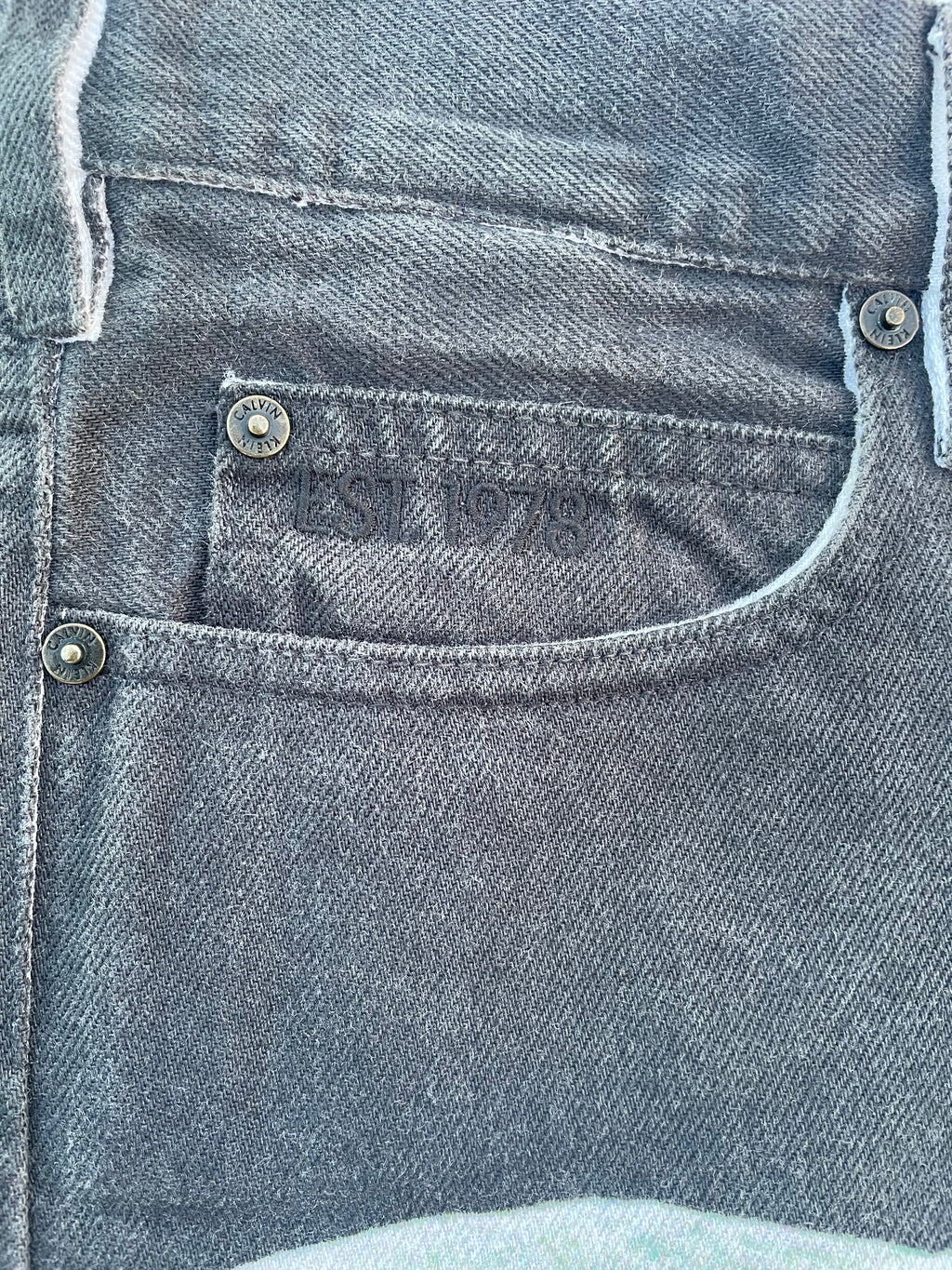 Calvin Klein 205W39NYC By Raf Simons Moon Landing Denim