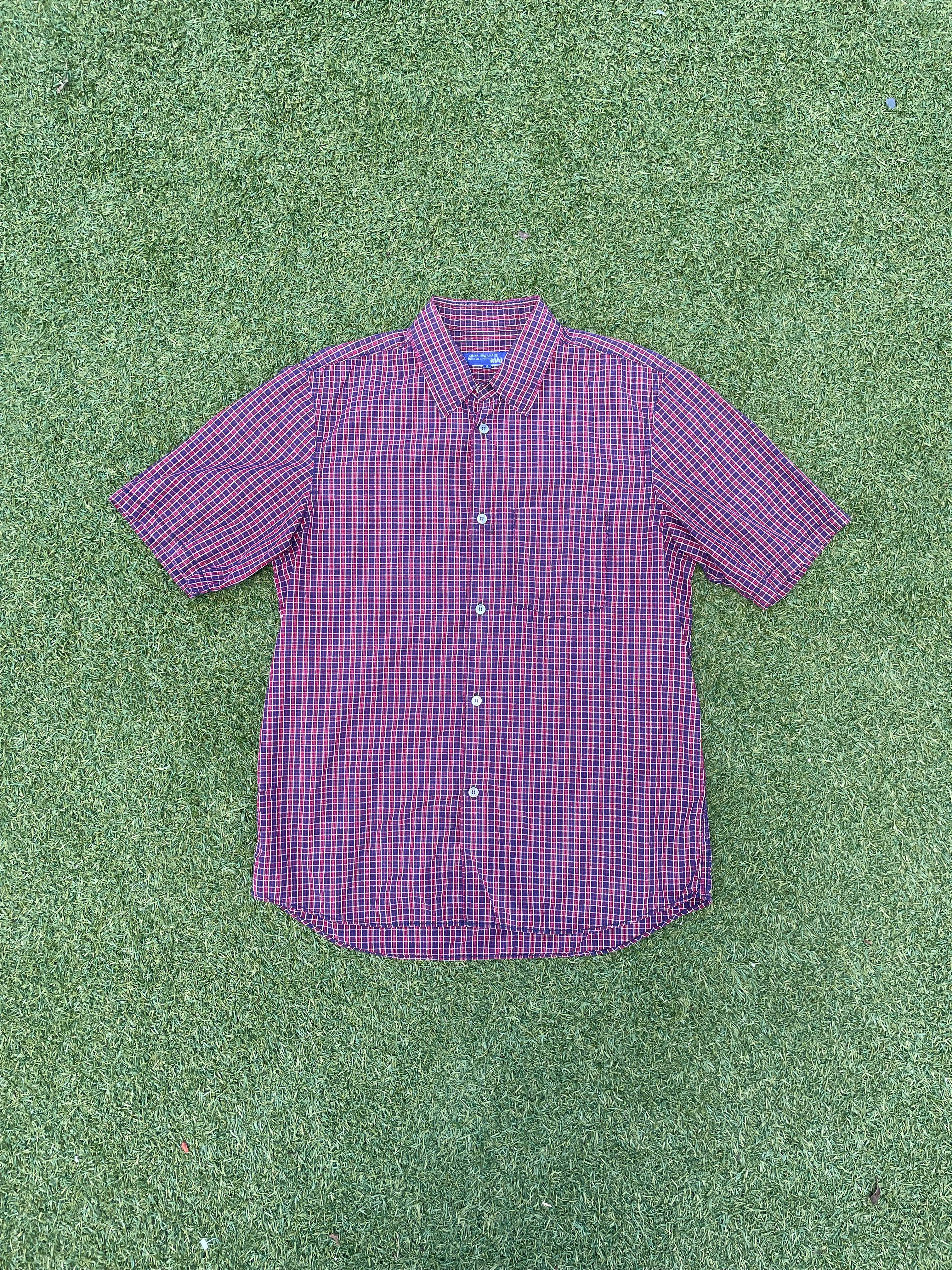 AD2006 Junya Watanabe “13” Plaid Button Up