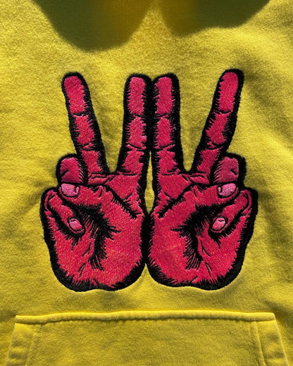 SS19 Walter Van Beirendonck Peace Hoodie