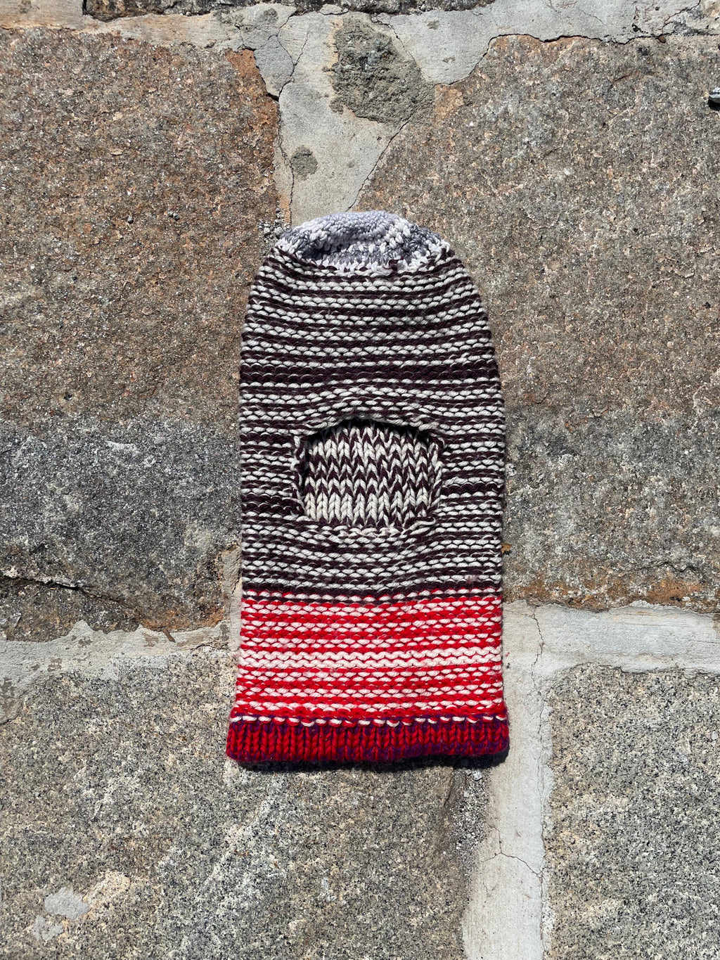 Calvin Klein 205W39NYC By Raf Simons Multicolor Knit Balaclava