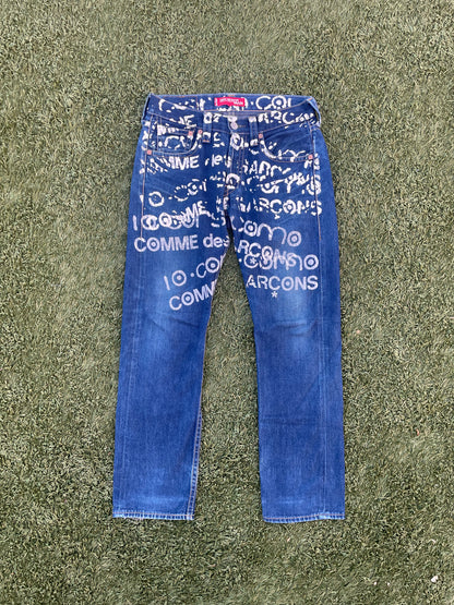 AD2003 Junya Watanabe X 10 Corso Como Paint Denim