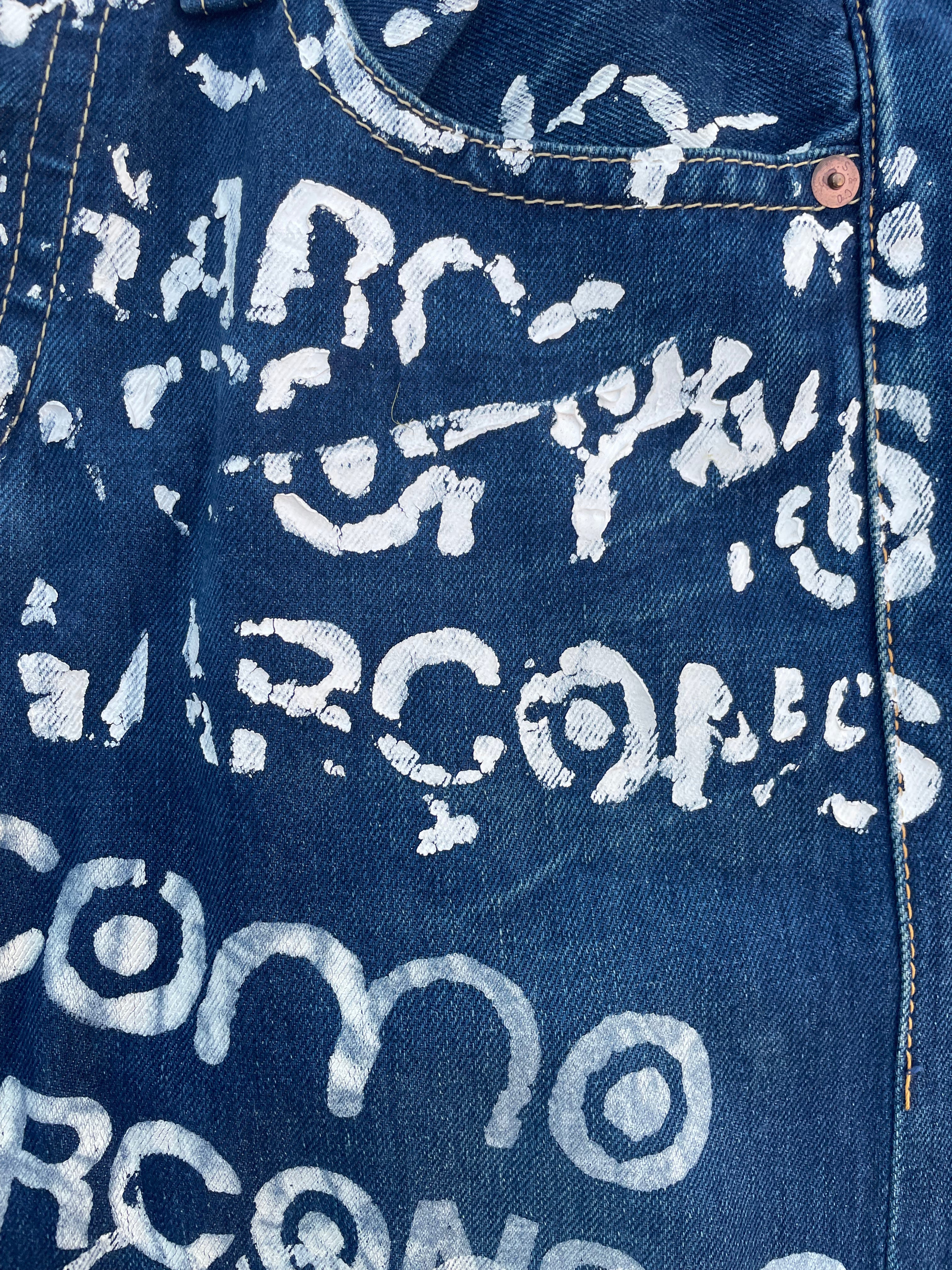 AD2003 Junya Watanabe X 10 Corso Como Paint Denim