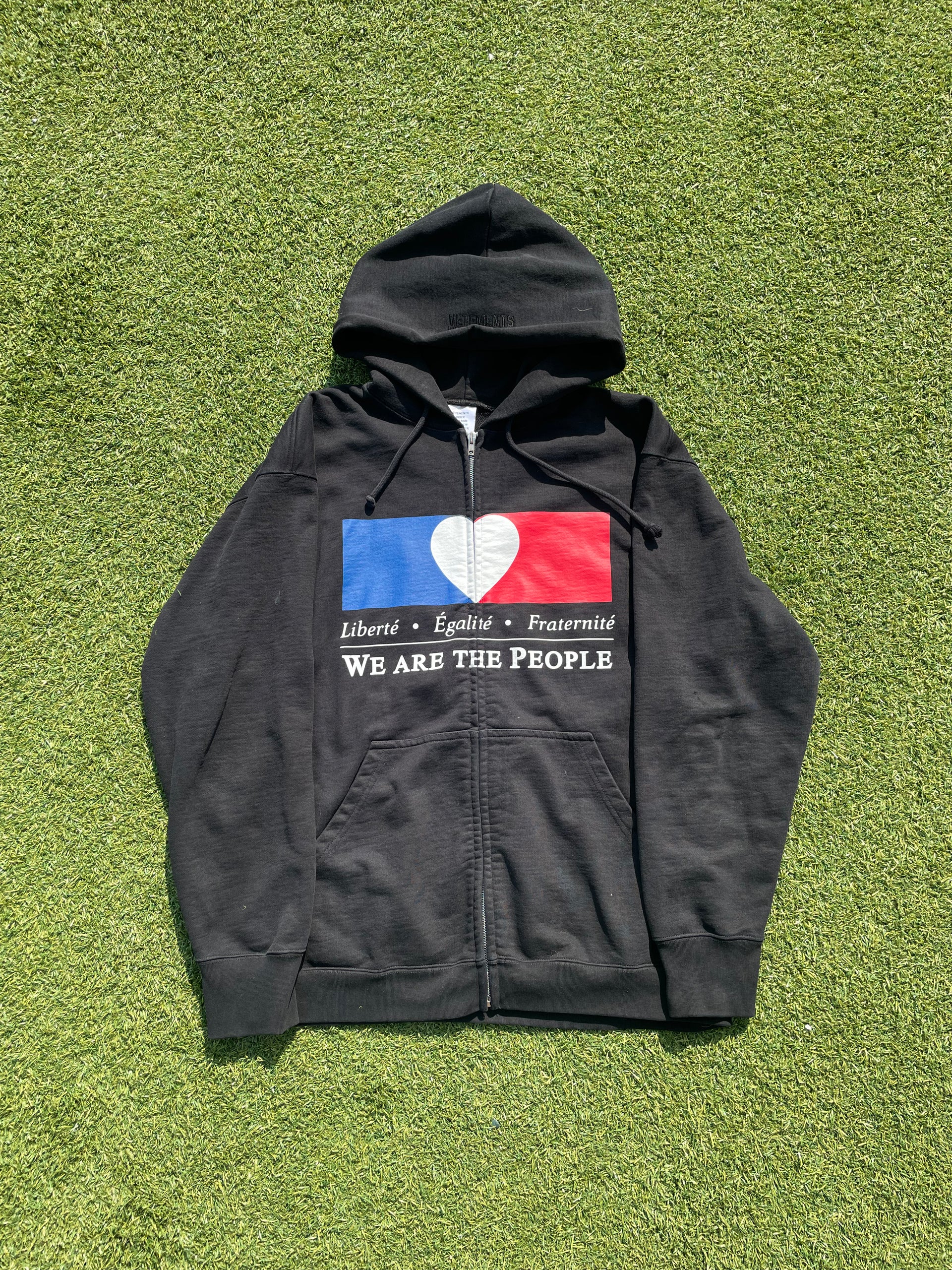 VETEMENTS We Are The People Zip Hoodie