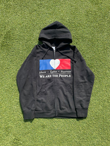 FW21 Vetements “We Are The People” Zip Up Hoodie