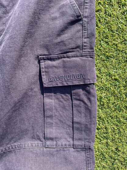 Balenciaga Navy Slim Cargo Pant