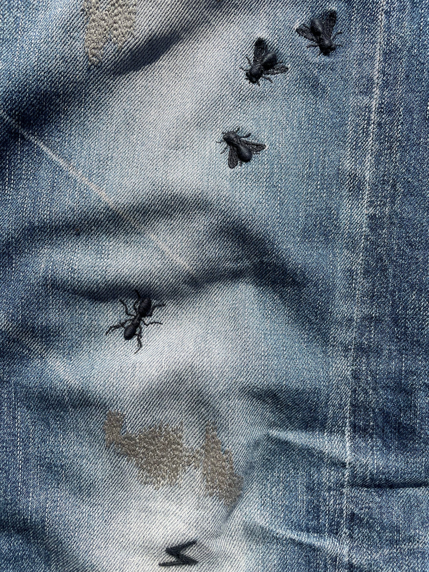 AW06 Guruguru - Undercover Insect Bug Blue Denim