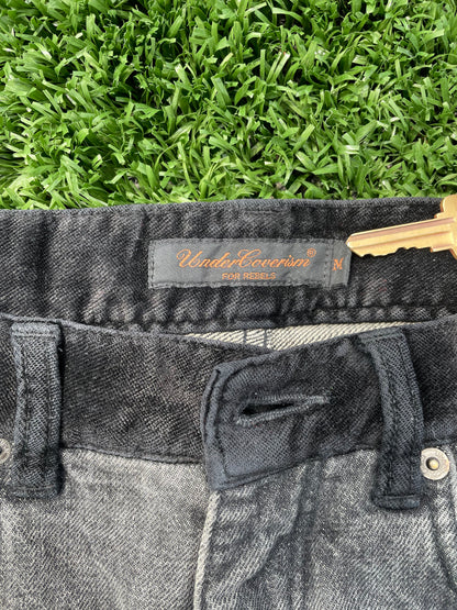 AW02 Witch Cells Division - Undercover Velour Crash Denim