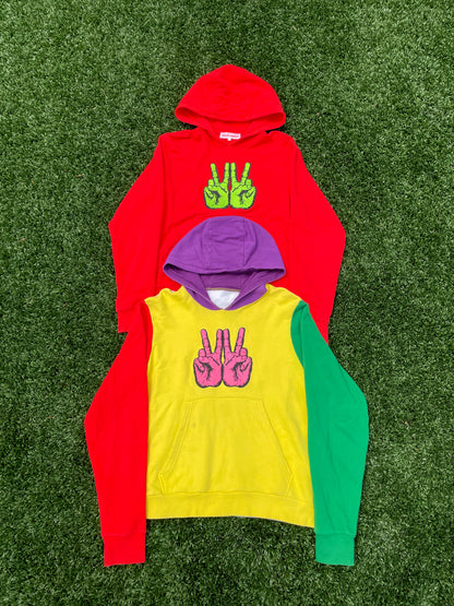 SS19 Walter Van Beirendonck Peace Hoodie