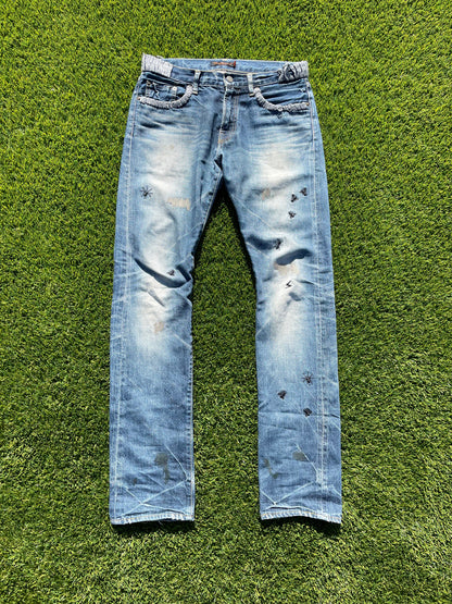 AW06 Guruguru - Undercover Insect Bug Blue Denim