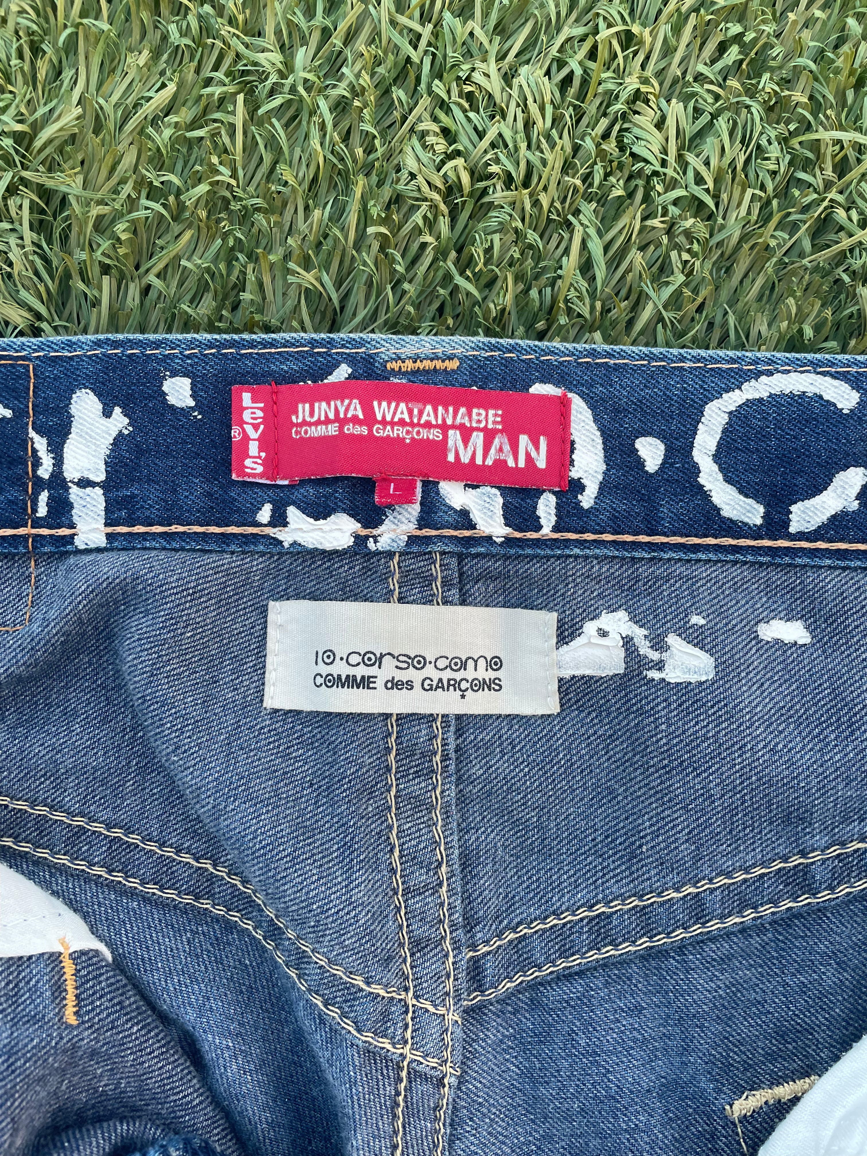 AD2003 Junya Watanabe X 10 Corso Como Paint Denim