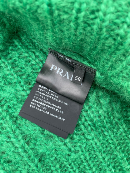 FW19 Prada Mohair Fur Fisherman Sweater