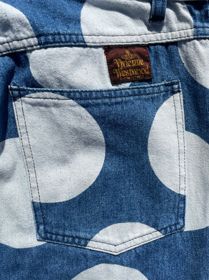 SS1985 "Mini-Crini" - Vivienne Westwood Polka Dot Denim