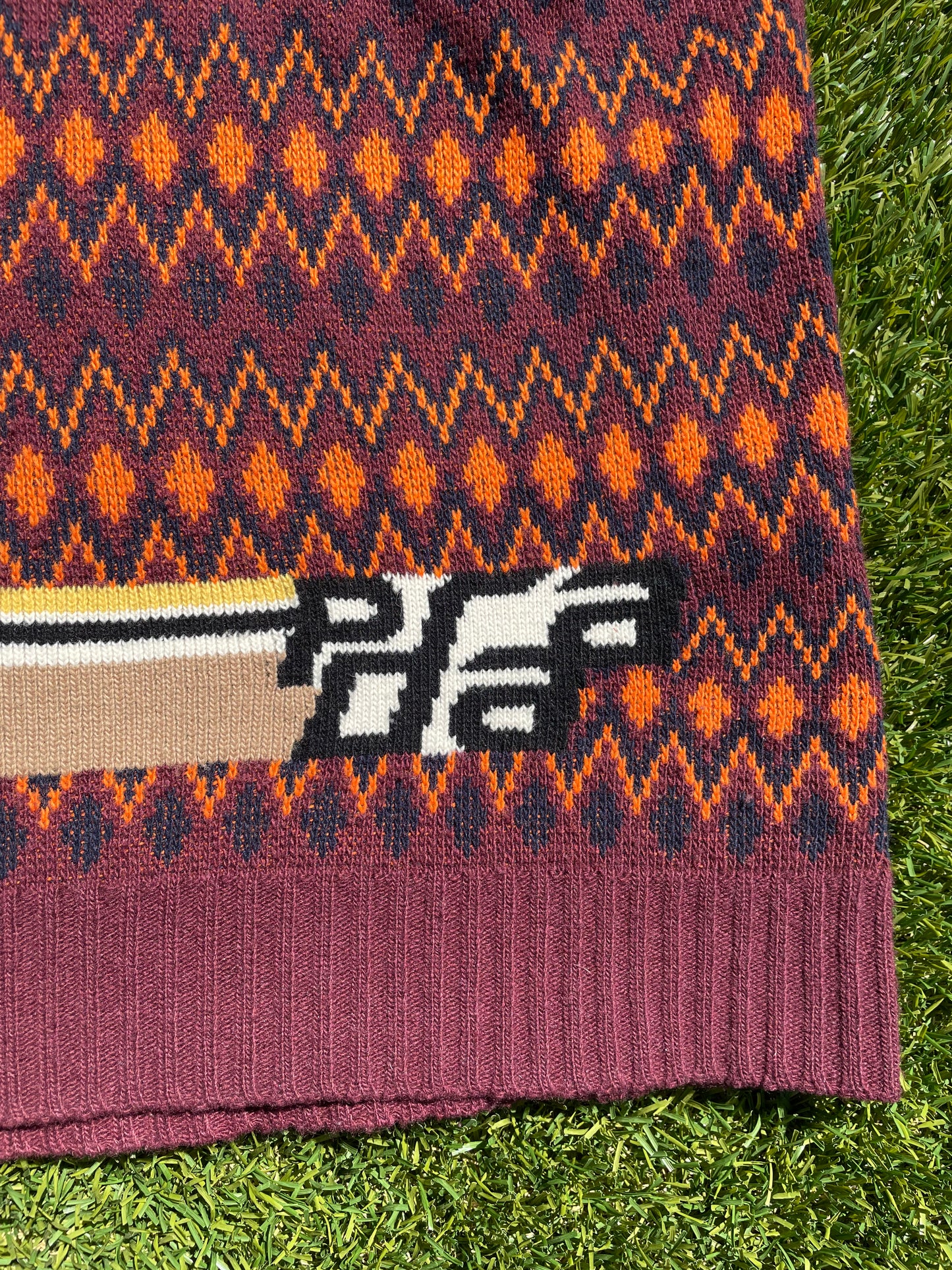 SS17’ Prada V-Neck Cashmere Runway Sweatshirt