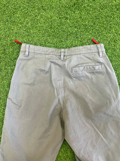 Prada Red Tab Work Pant