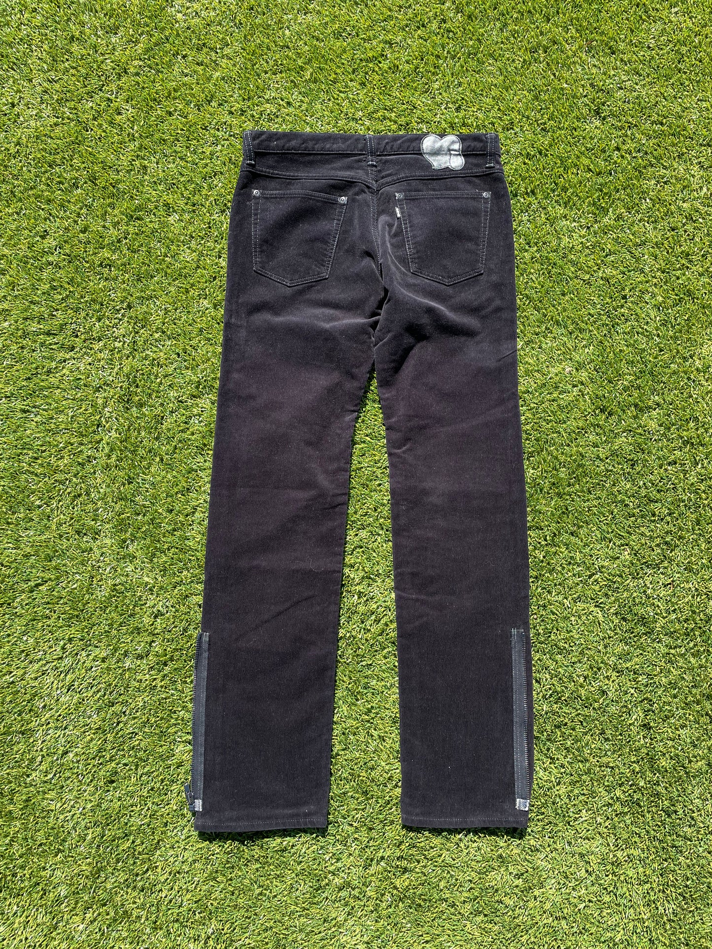 AW06 Number (N)ine Corduroy Side Zipper Pant