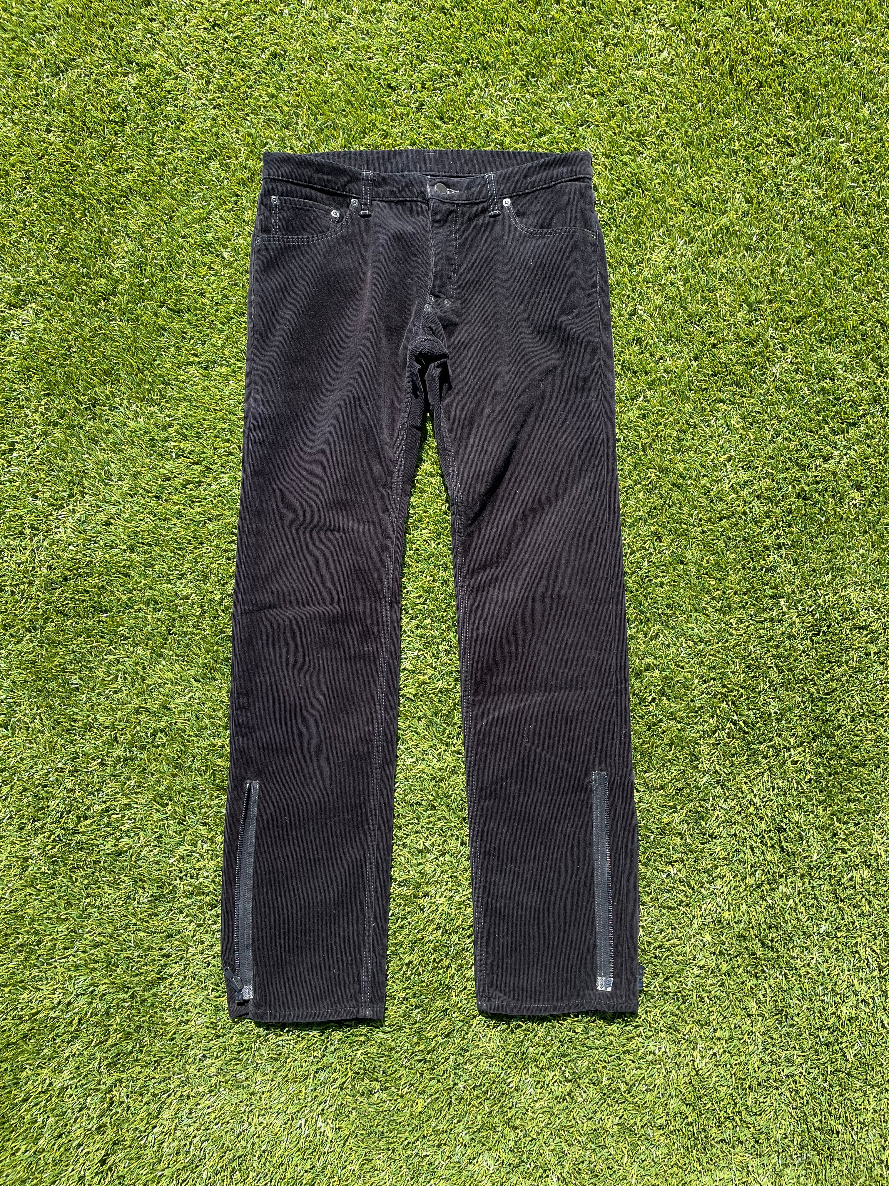 AW06 Number (N)ine Corduroy Side Zipper Pant