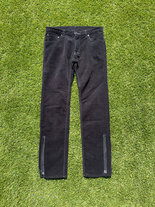 AW06 Number (N)ine Corduroy Side Zipper Pant