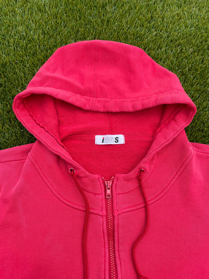 Issey Miyake IS Sport Logo Zip Up Hoodie