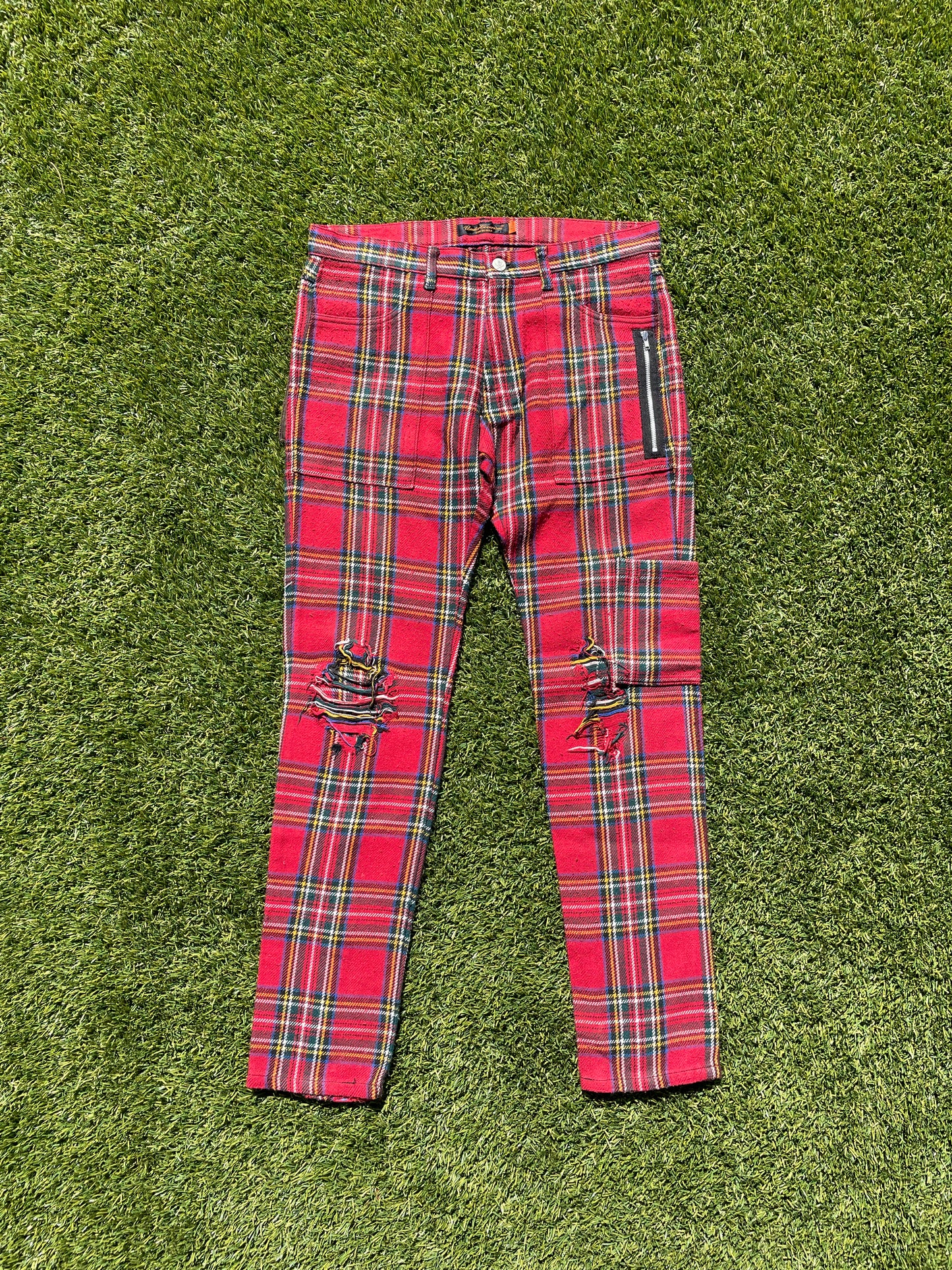 SS05 "But Beautiful ll"- Undercover Plaid Wool Trousers