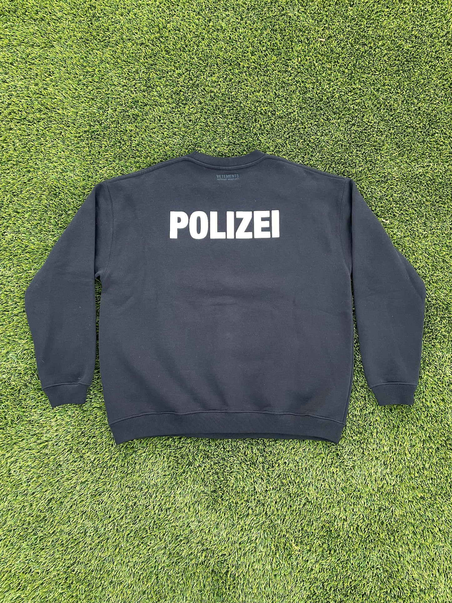 2021 Vetements Polizei Sweater