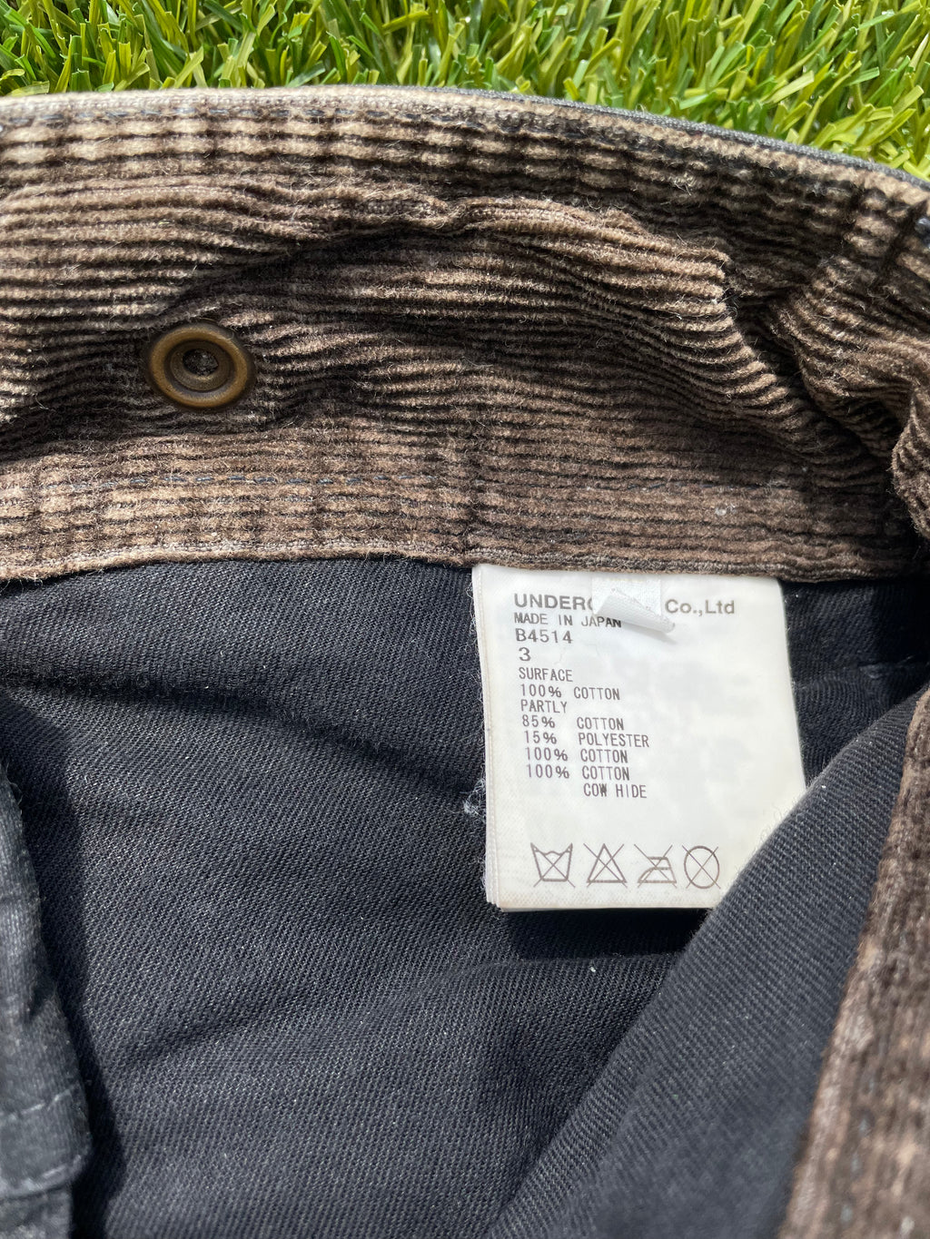 AW08 Undercover Wax Cargo Oil Bondage Cargo Pant