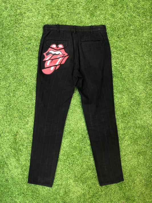 AD2005 CDG Homme Plus Rolling Stones Pinstripe Pant