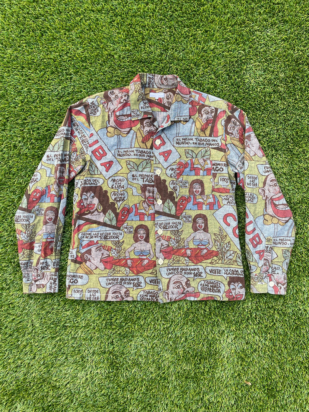 AW2002 Cuba - Comme Des Garçons Homme Comic Shirt
